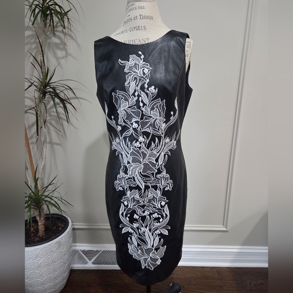 richard tyler leather dress Richard Tyler Couture Embellished Gown – Vintage Grace main image 1
